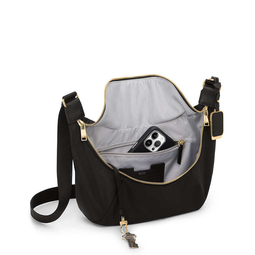 Voyageur Alabama Crossbody/Sling Black/Gold