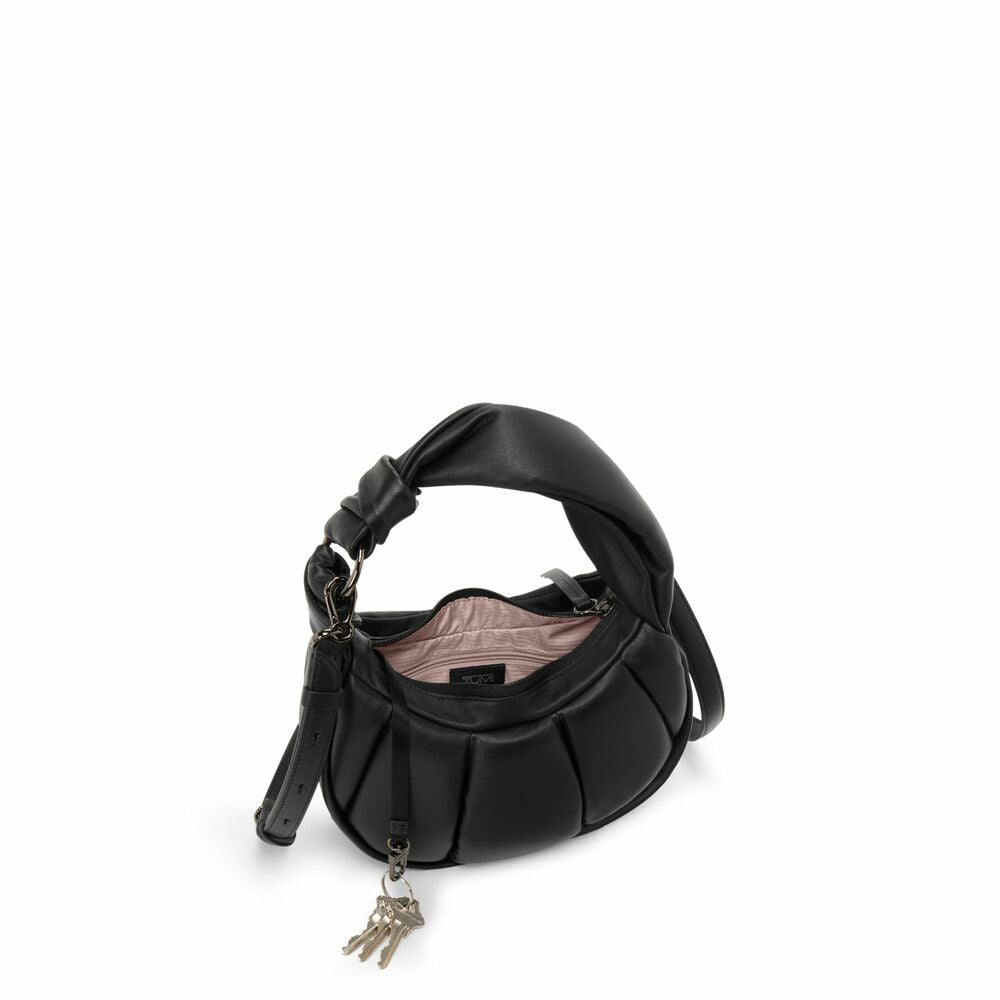 Asra Small Crossbody Black Puff