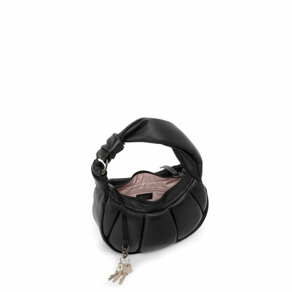 Asra Small Crossbody Black Puff