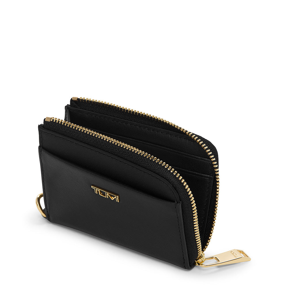 Voyageur Slg L-Zip Card Case Black/Gold