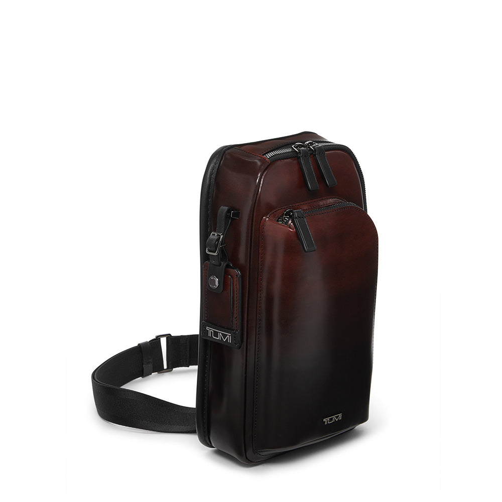 Tumi Harrison Gregory Sling Burnished Wine Ombre