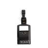 Luggage Tag Couro Preto