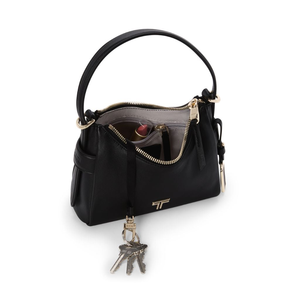 Voyageur Evora Mini Hobo Black/Light Gold