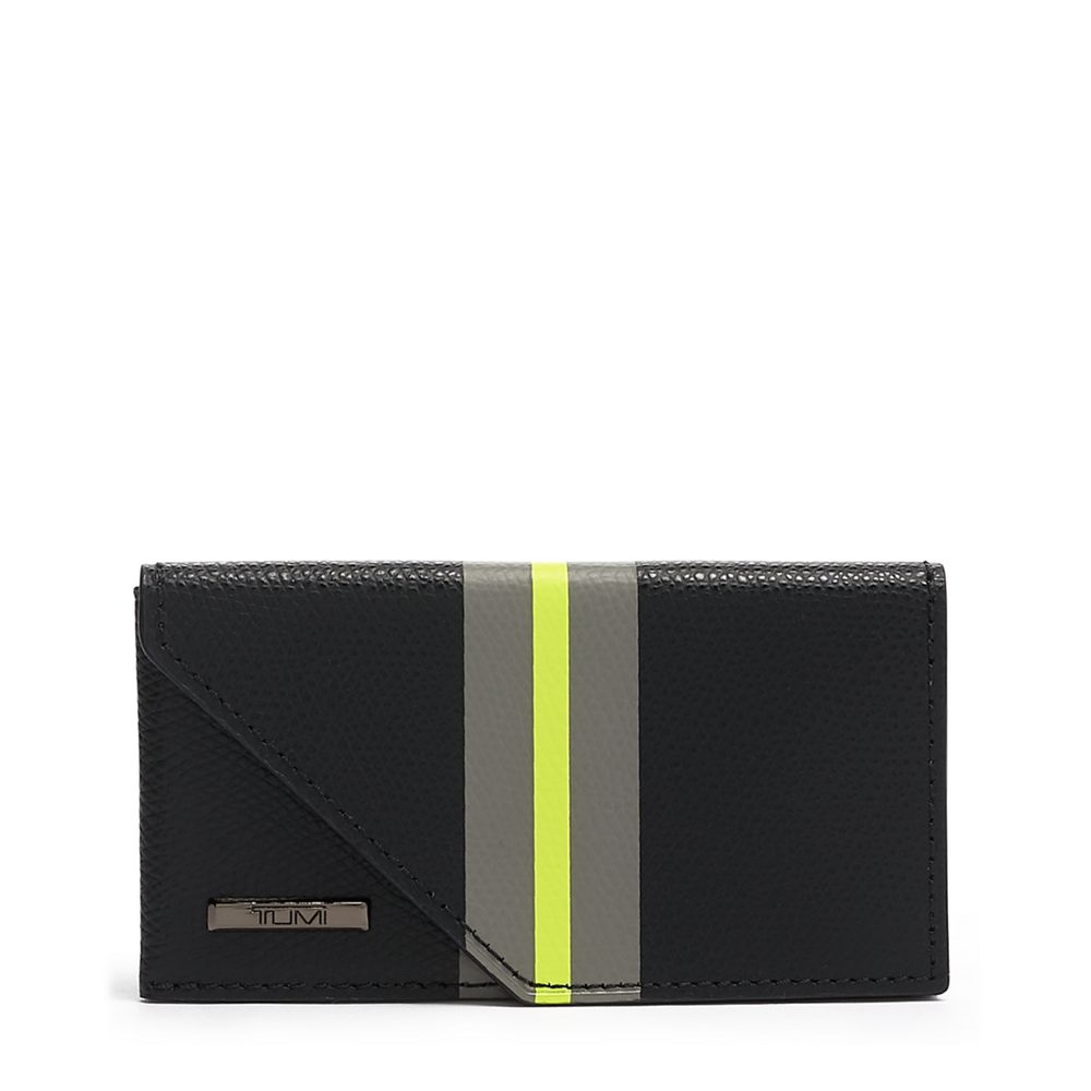 Business Card Case Couro Preto