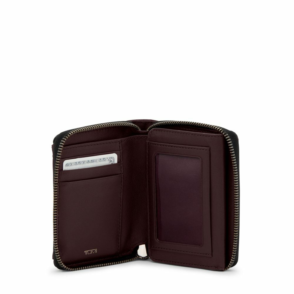 Carteira Tri-Fold Voyageur Vinho