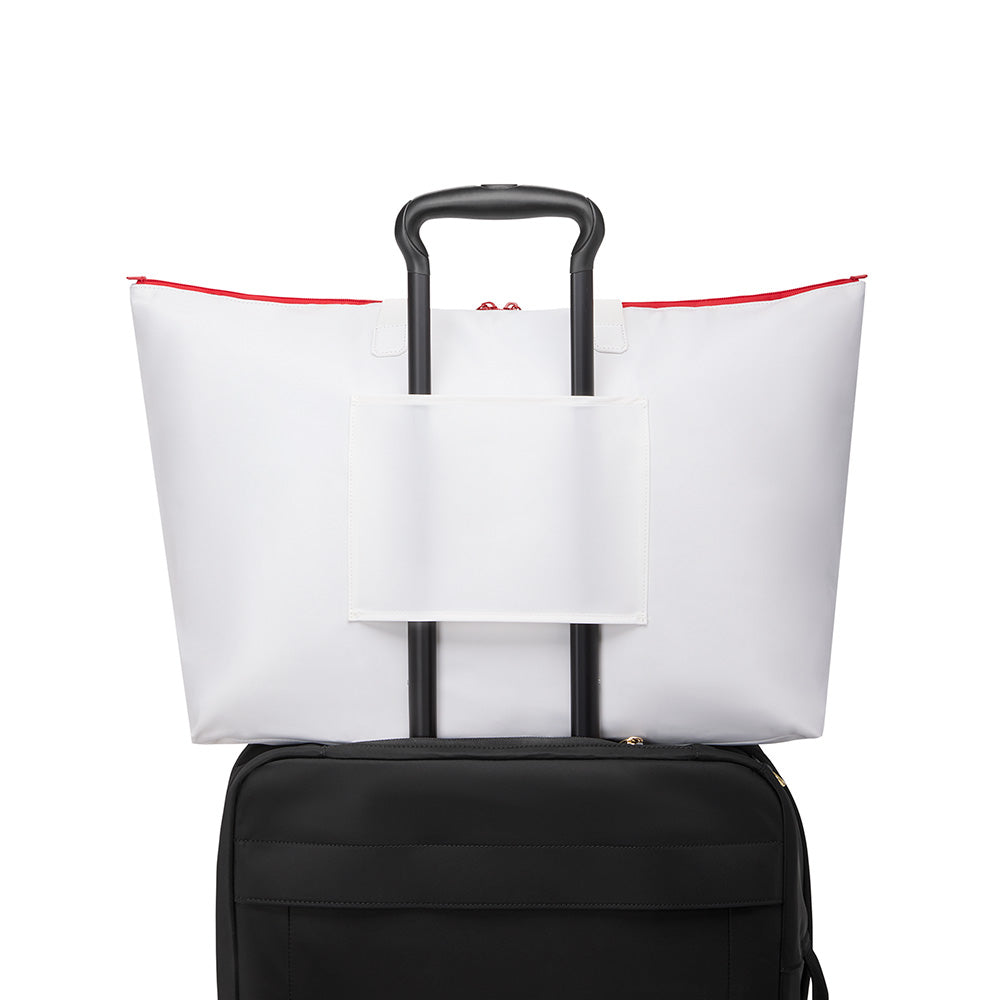 Voyageur Just In Case Tote White/Red