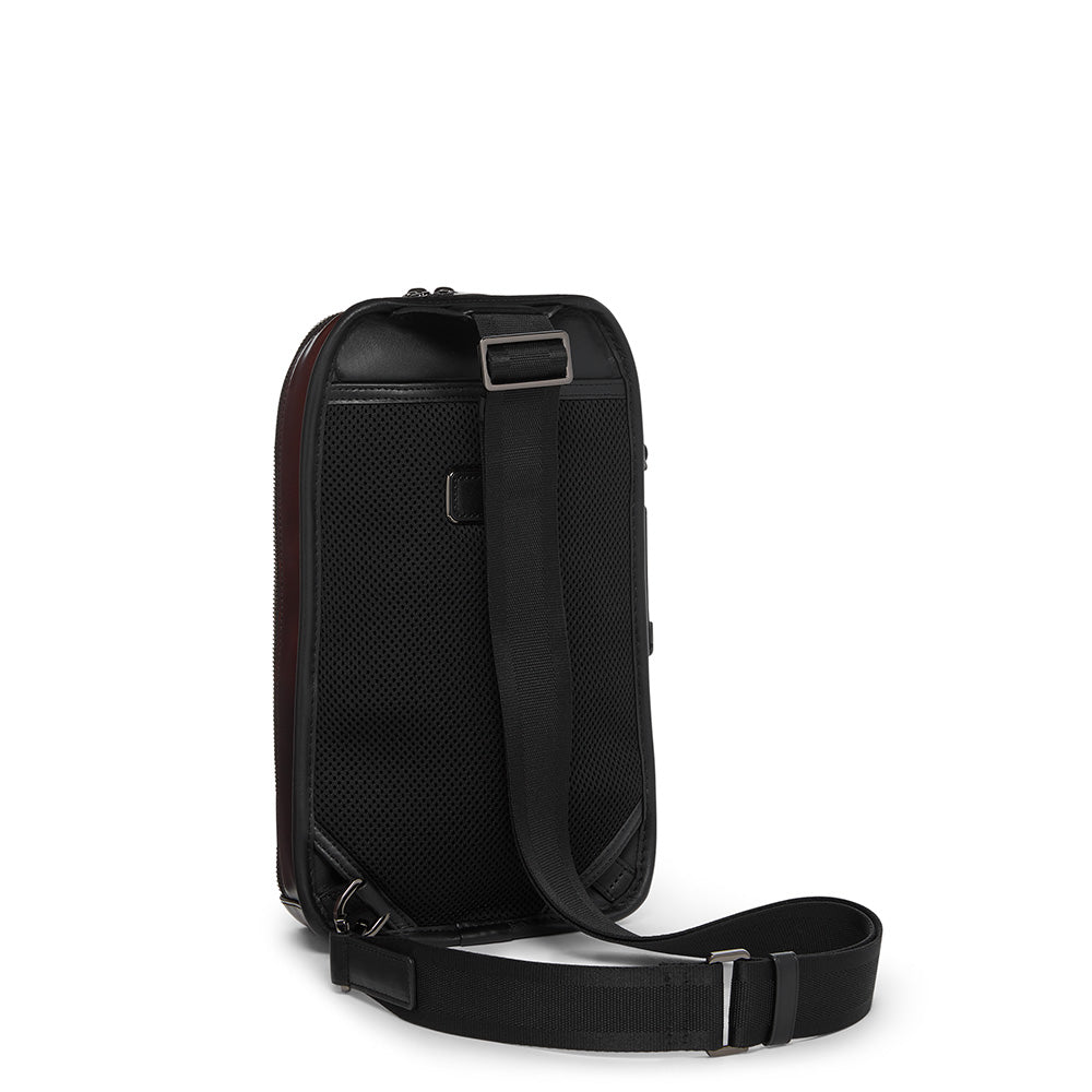 Tumi Harrison Gregory Sling Burnished Wine Ombre