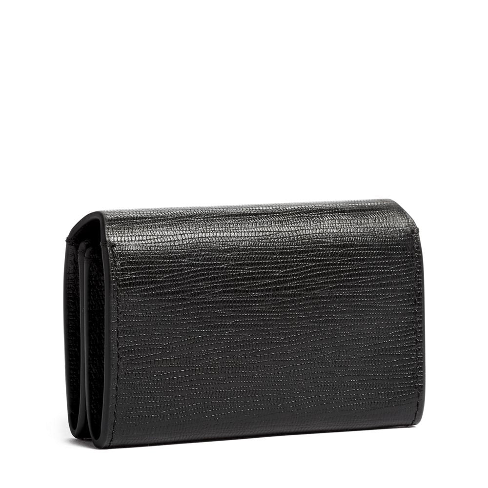 Business Card Case Couro Preto