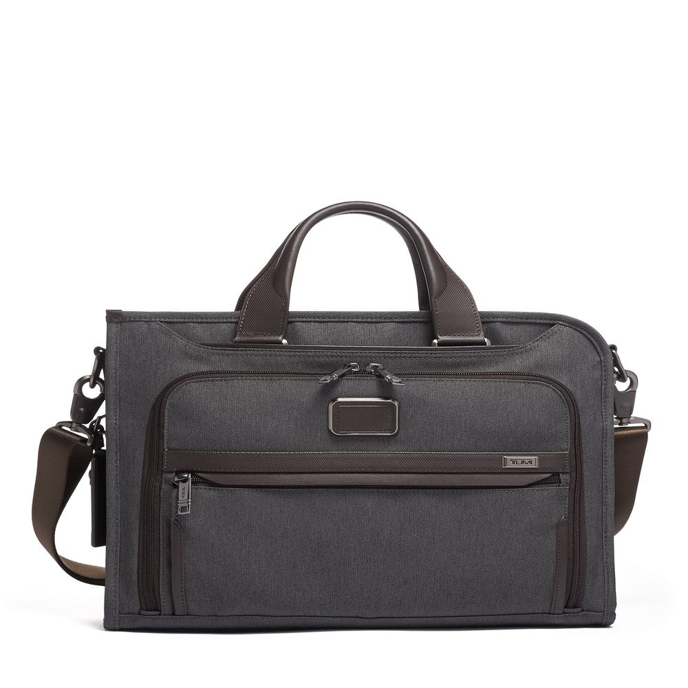 Pasta Slim Deluxe Portfolio Cinza