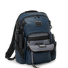 Alpha Bravo Navigation Backpack Navy Coated Canvas