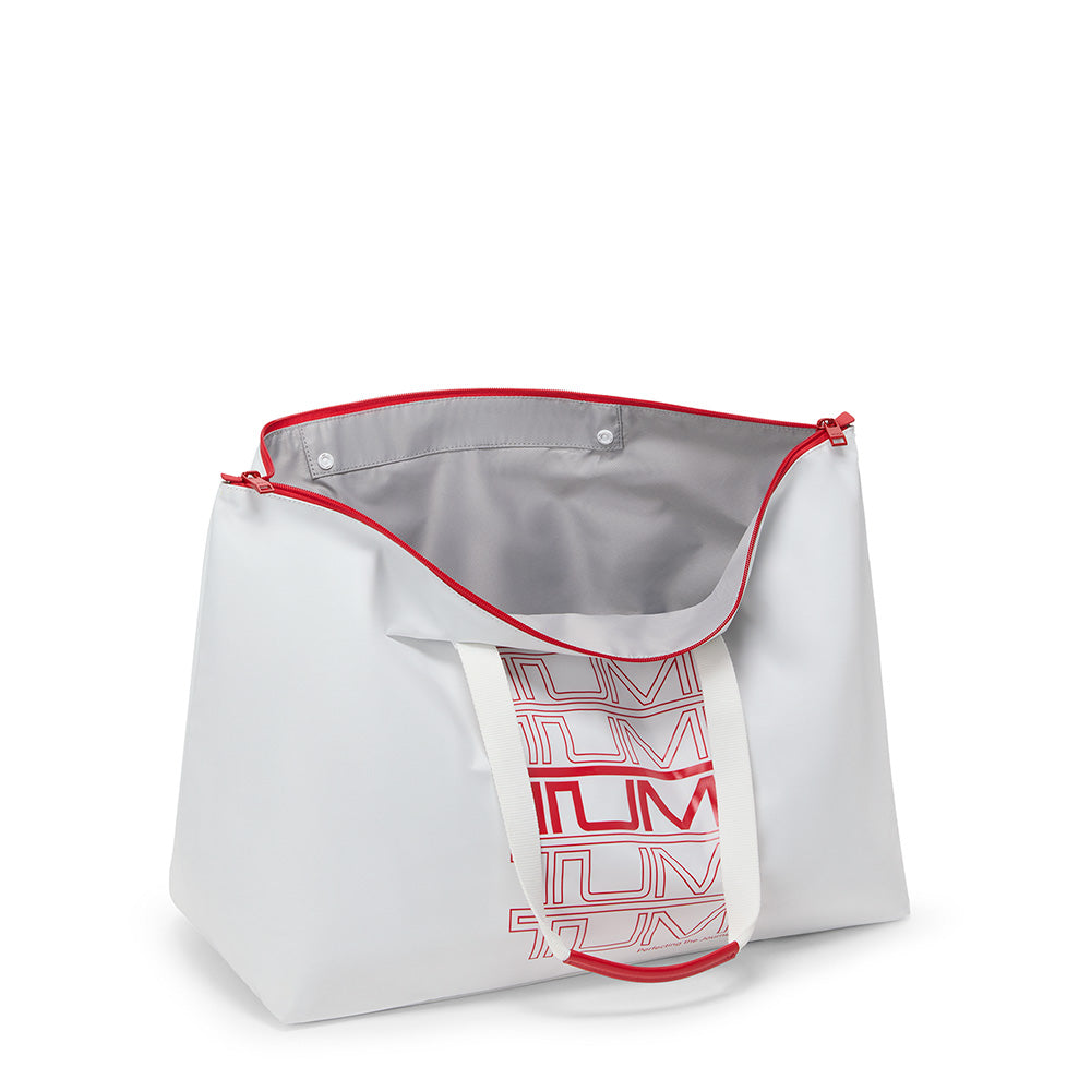 Voyageur Just In Case Tote White/Red
