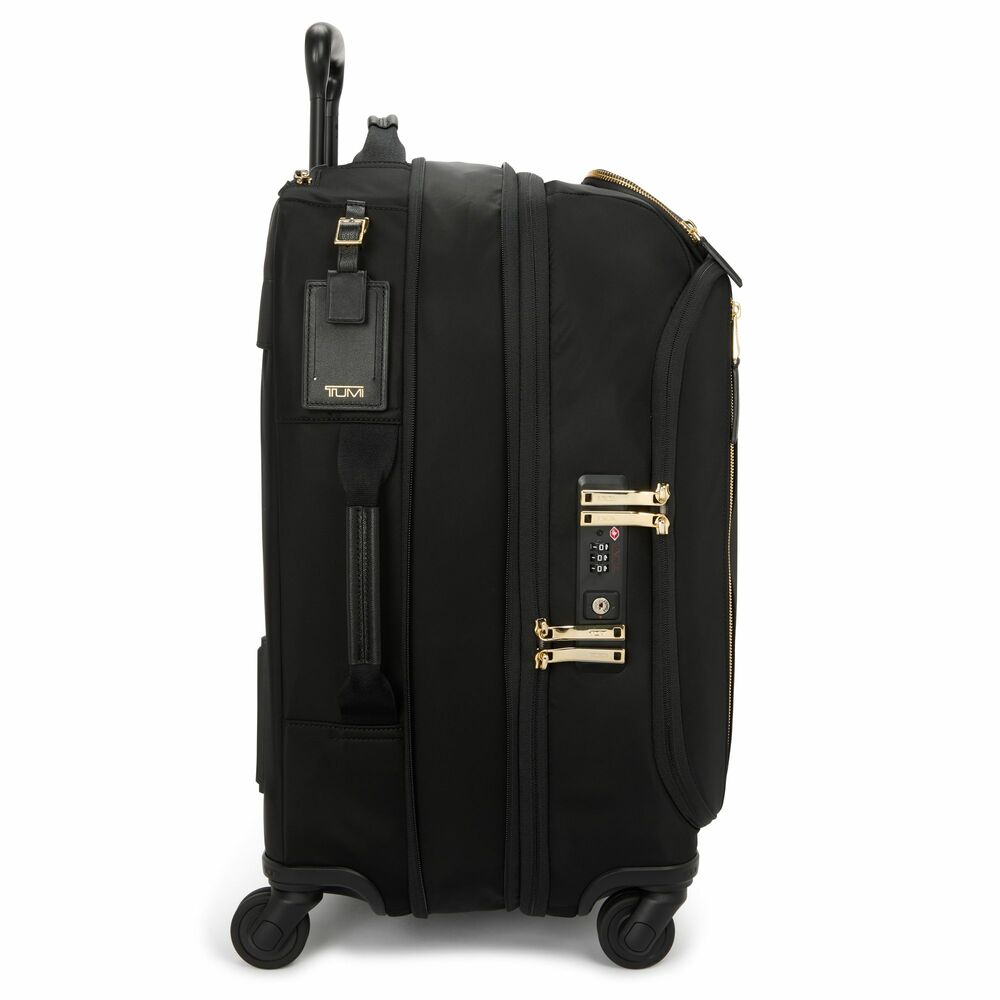 Voyageur Leger International Expandable Carry-On Black/Gold