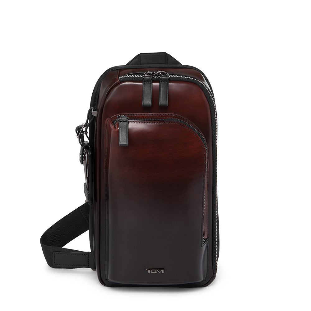 Tumi Harrison Gregory Sling Burnished Wine Ombre