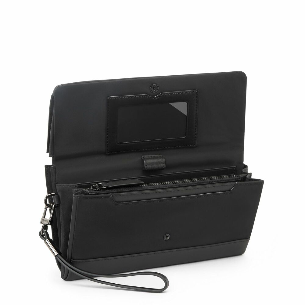 Voyageur SLG Travel Wallet Black/Gunmetal