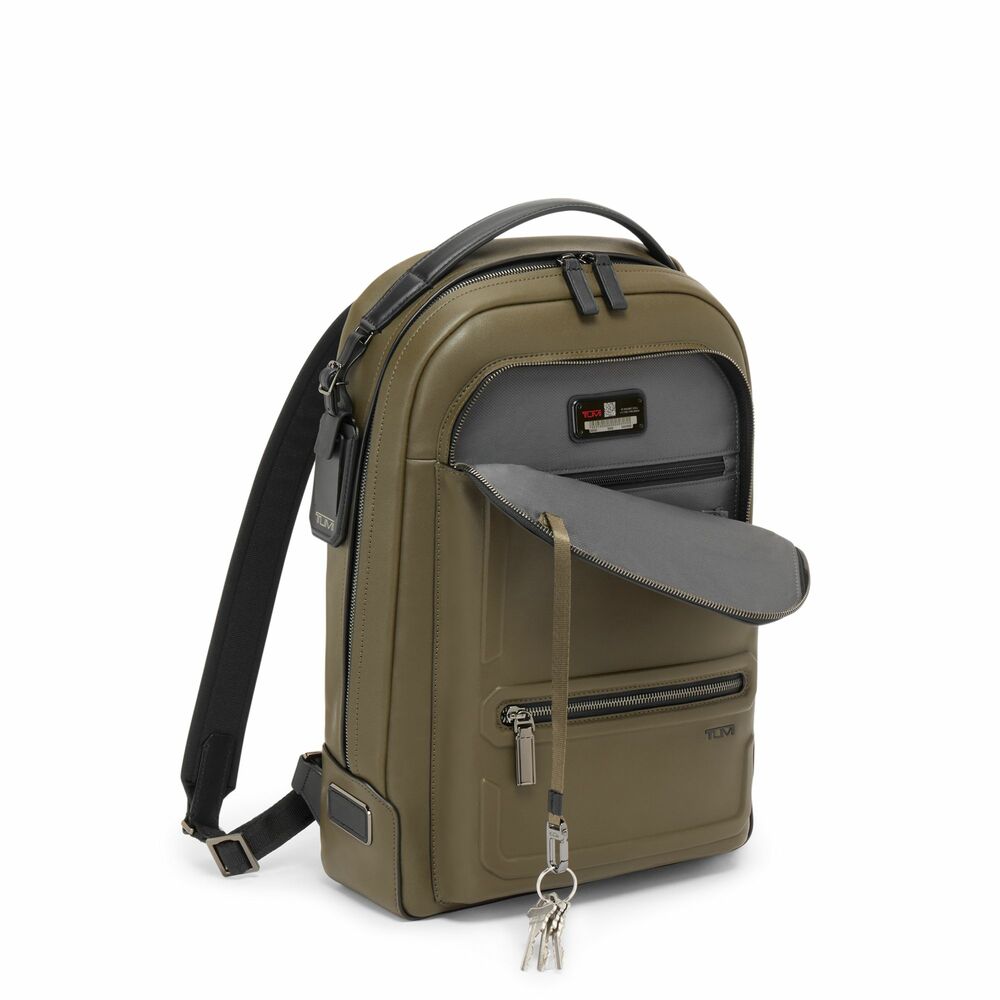Tumi Harrison Bradner Backpack Olive