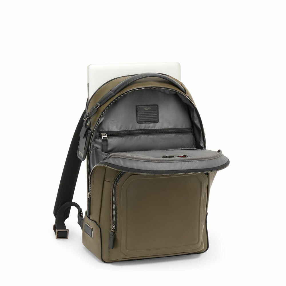 Tumi Harrison Warren Backpack Olive