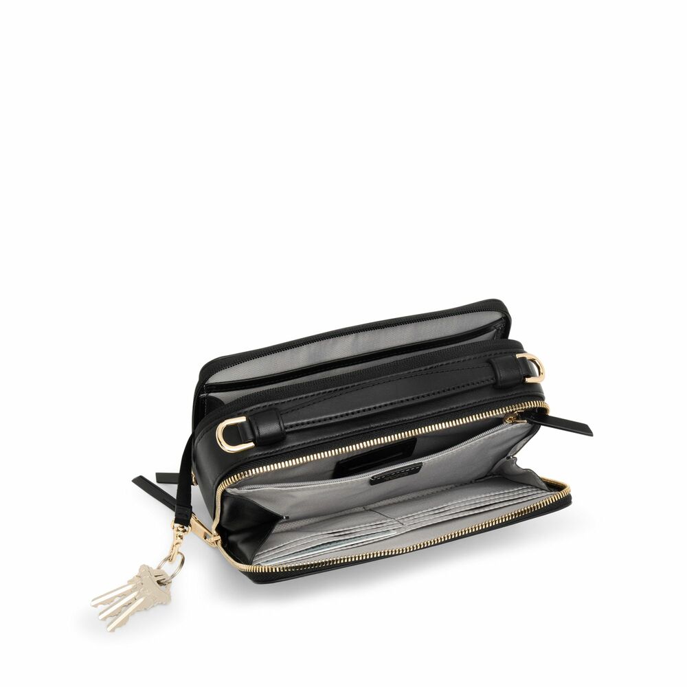 Voyageur Myla Crossbody Black/Light Gold