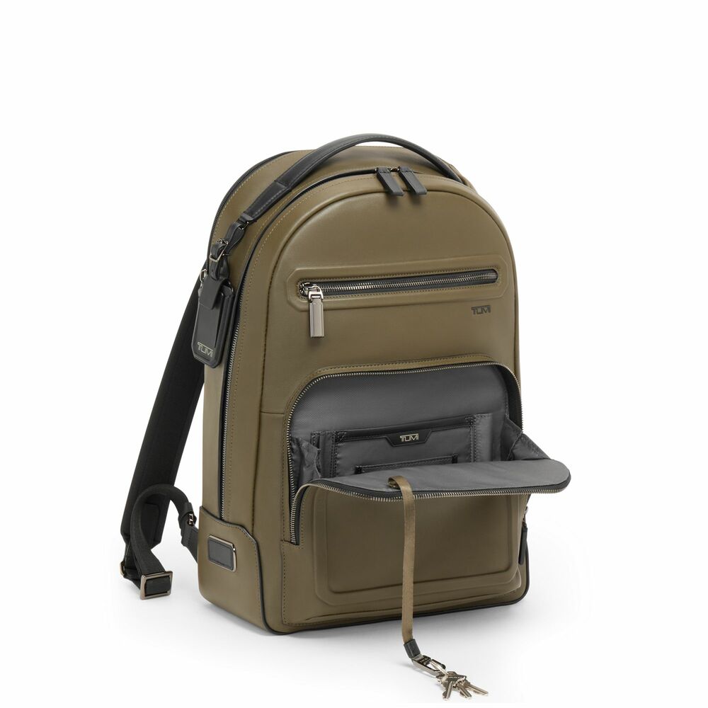 Tumi Harrison Warren Backpack Olive