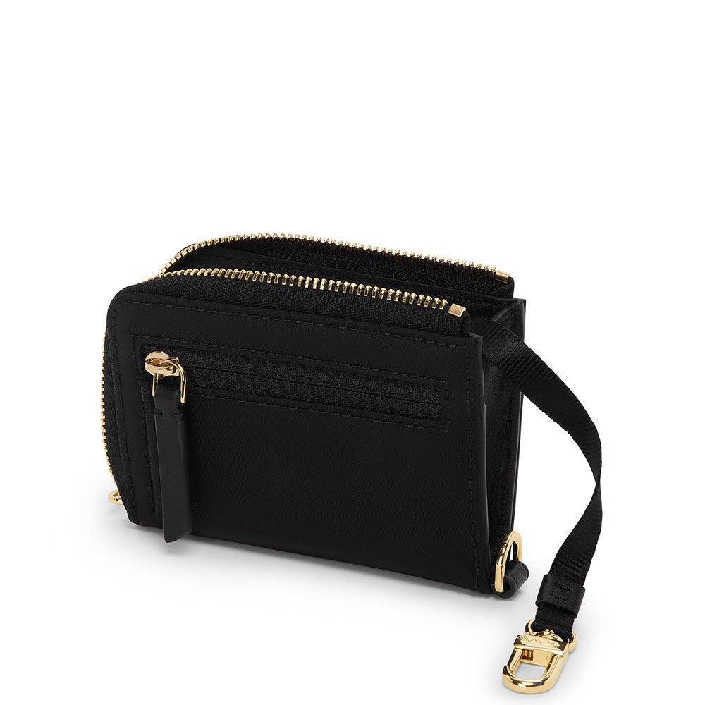 Voyageur Slg L-Zip Card Case Black/Gold