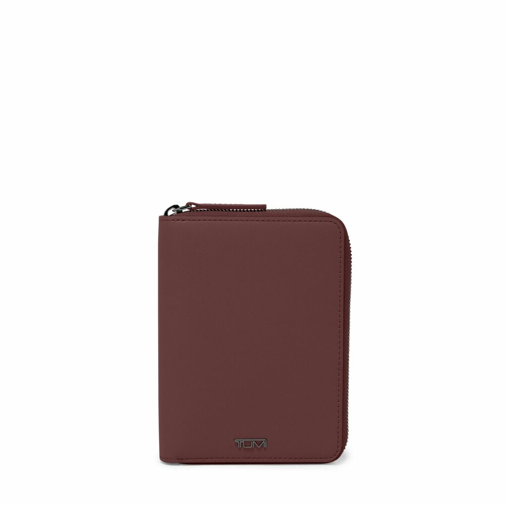 Belden SLG Zip-Around Passport Case Cabernet