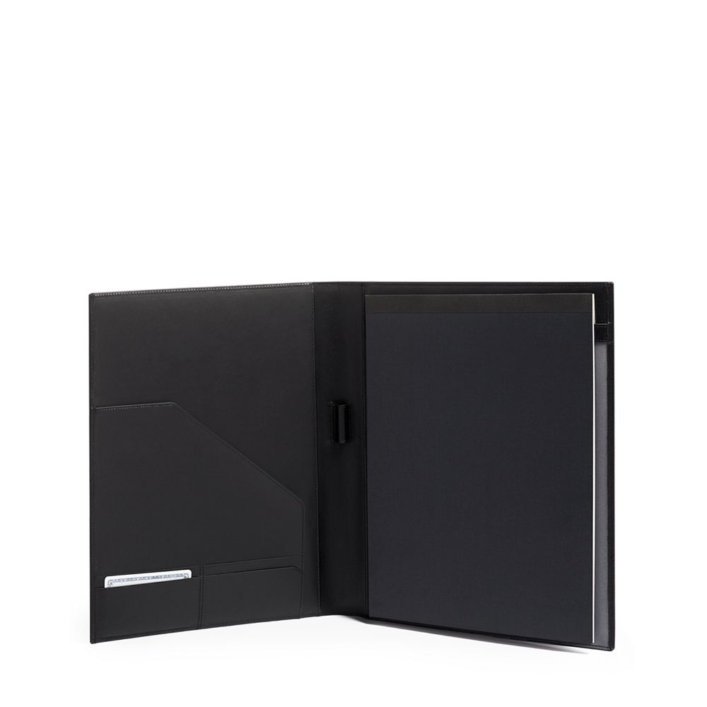 Caderno Letter Pad Couro Preto