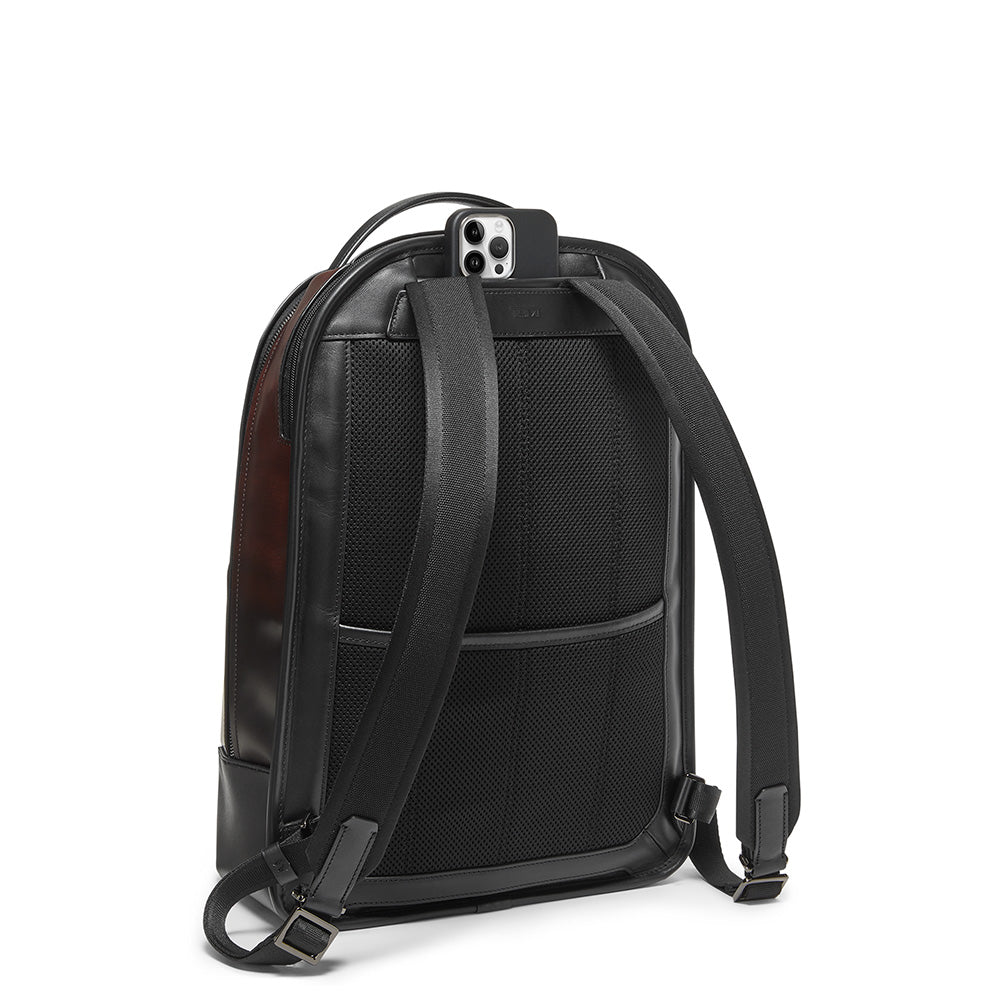 Tumi Harrison Warren Backpack Burnished Wine Ombre