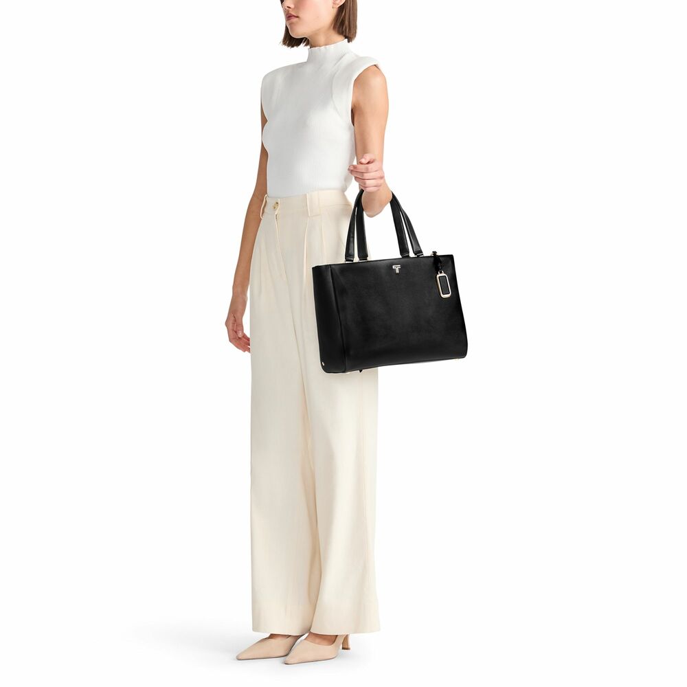 Voyageur Vail Medium Tote Black/Gunmetal