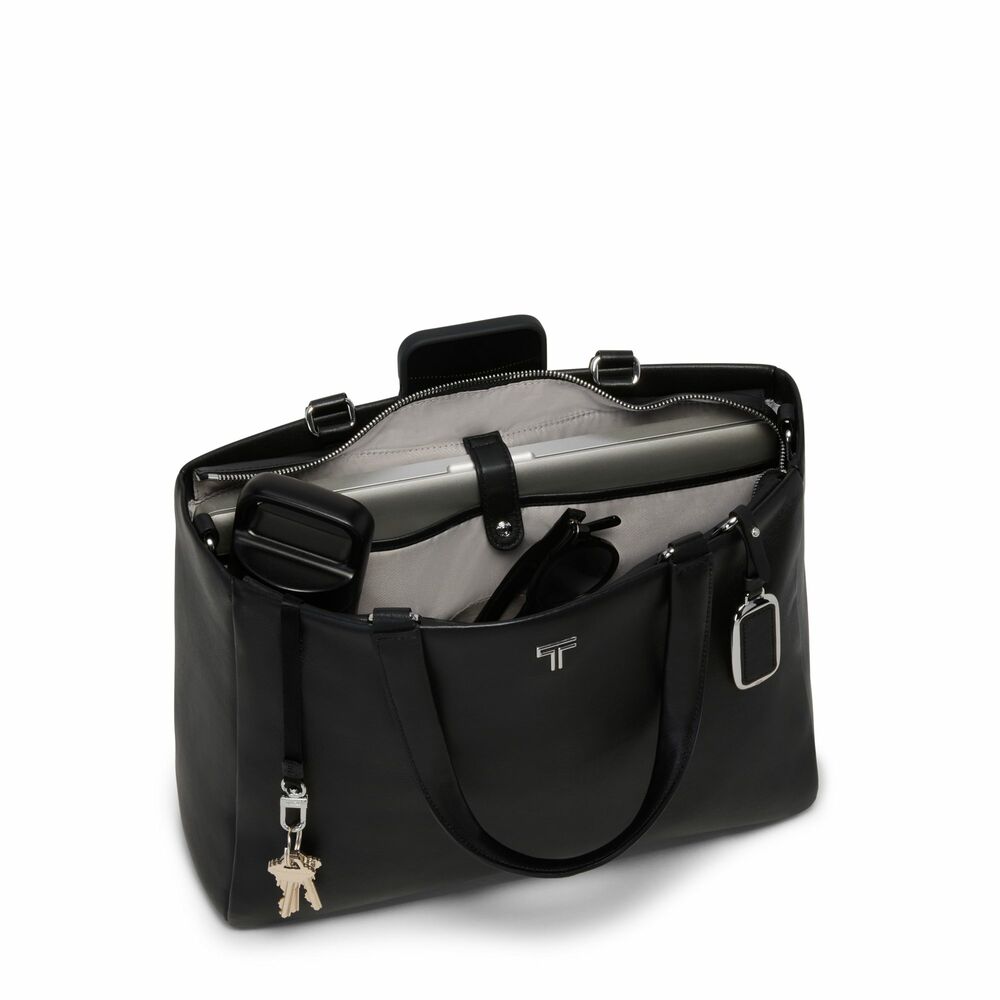 Voyageur Vail Medium Tote Black/Gunmetal