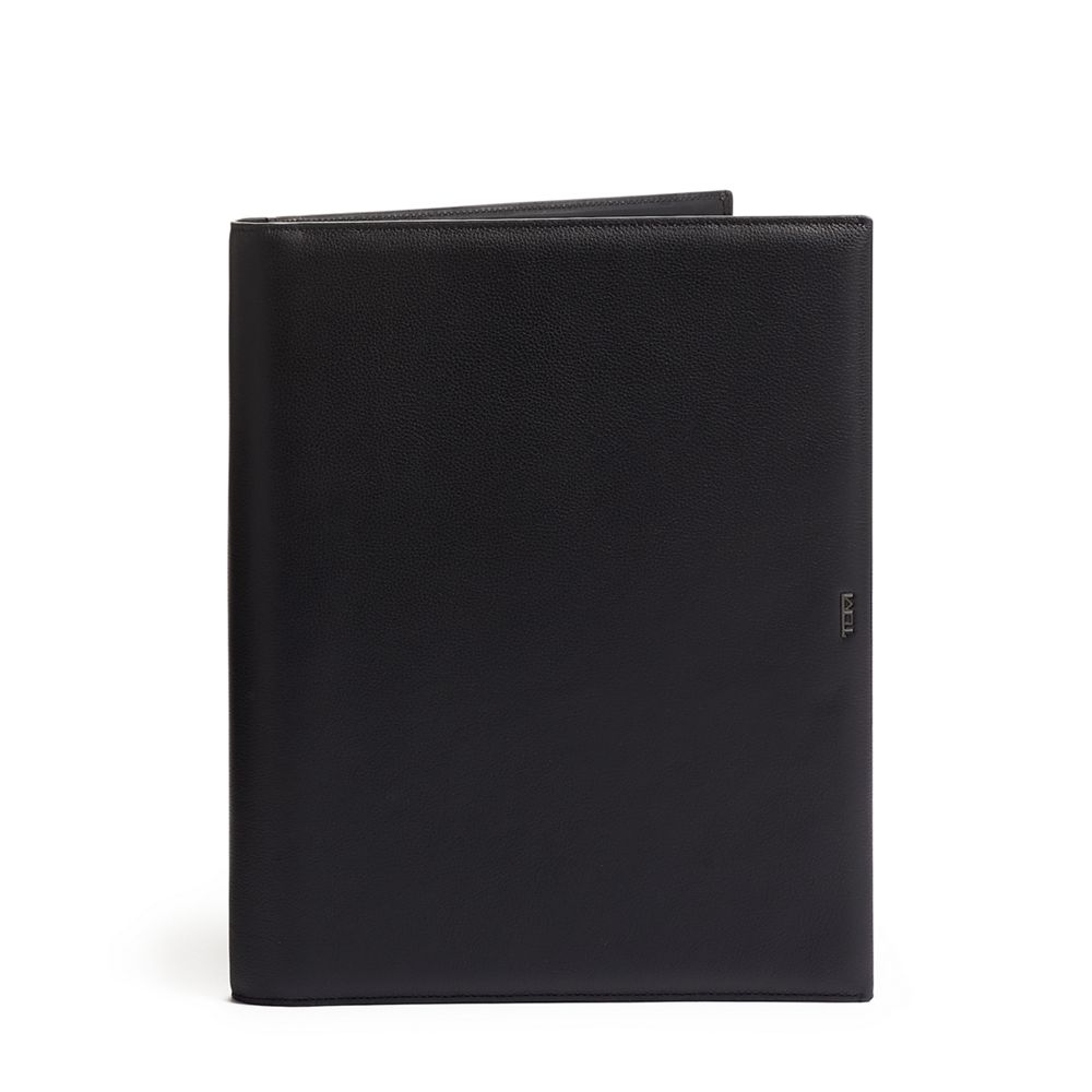 Caderno Letter Pad Couro Preto