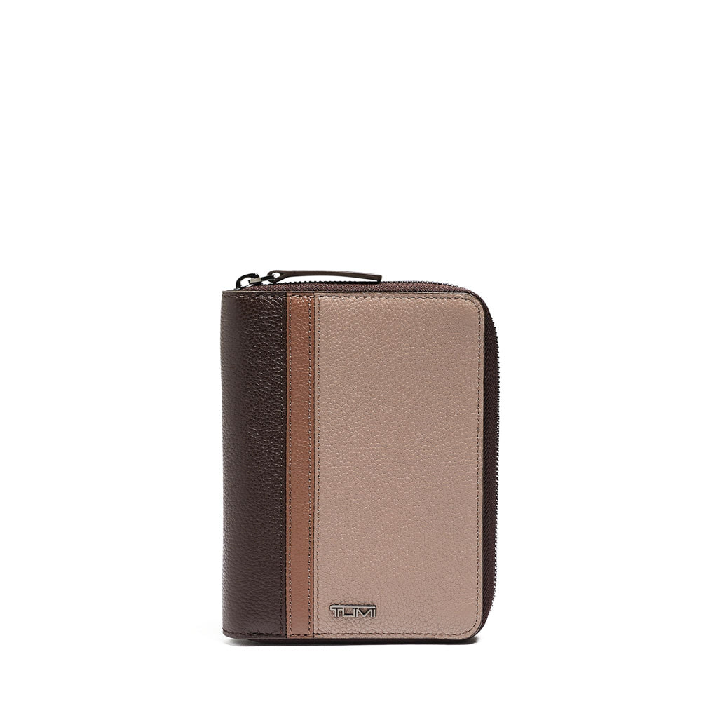 Porta Zip-Around Passport Case Marrom