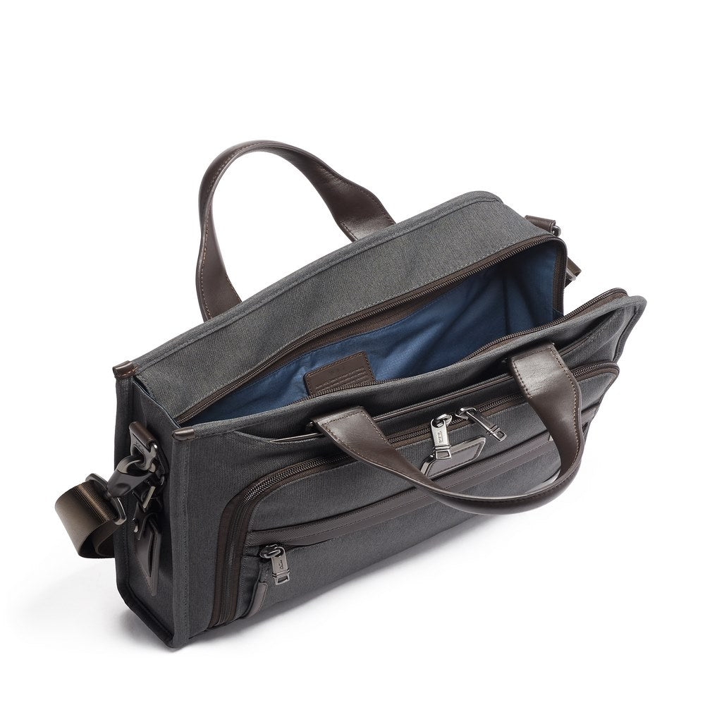 Pasta Slim Deluxe Portfolio Cinza